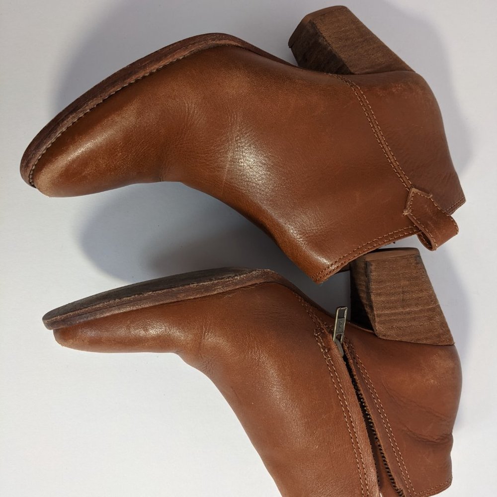Madewell Billie ankle bootie 7 English Saddle